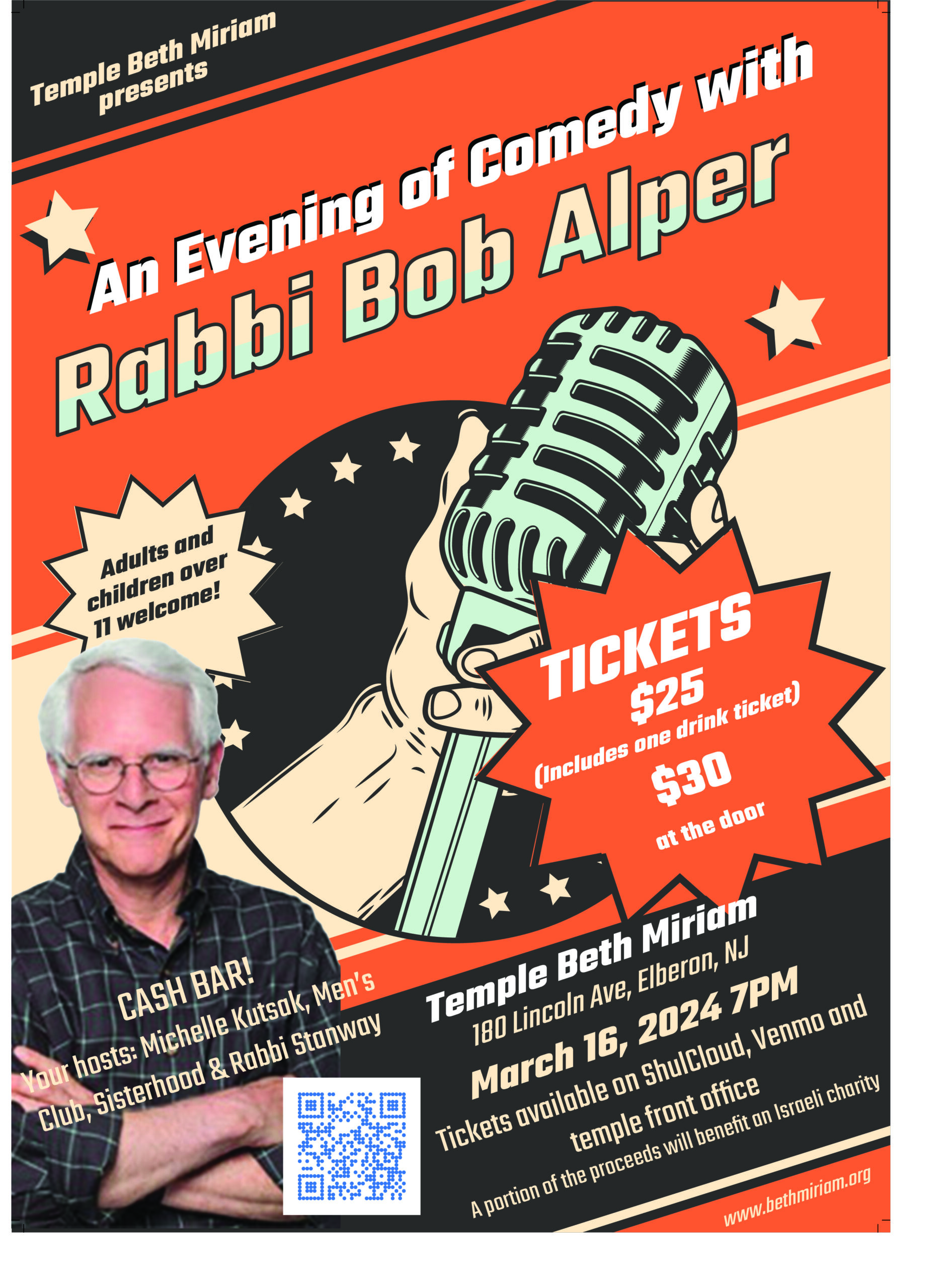 bob alper event flyer