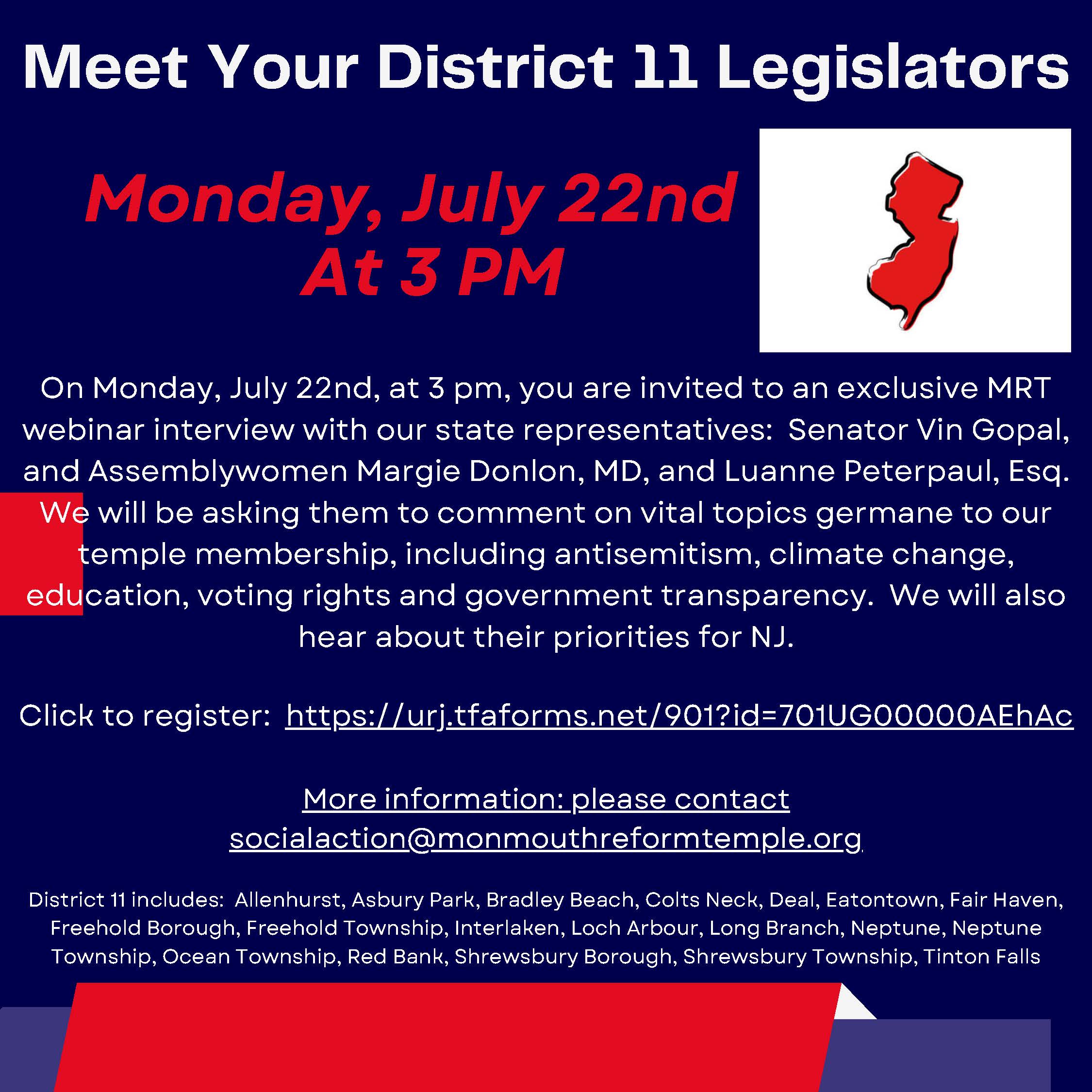 District 11 Legislator Conversation 7-22-24