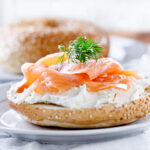 bagels and lox and sprig of dill